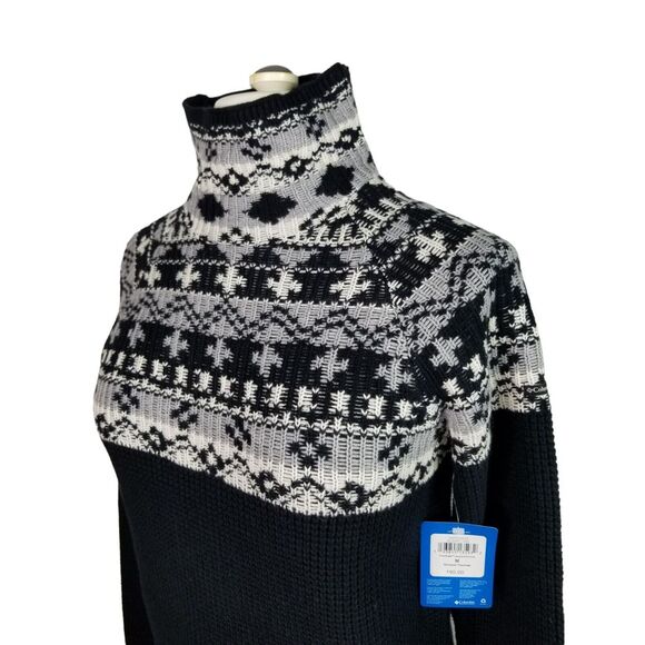 Columbia Pullover Color Black white gray Size Women's‎ L, PIT TO PIT 22 In NWT - Picture 1 of 15